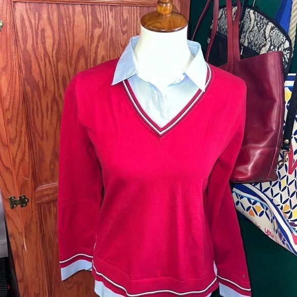 NWOT Tommy Hilfiger One Piece Sweater & Shirt Size XS #026 - Picture 7 of 7